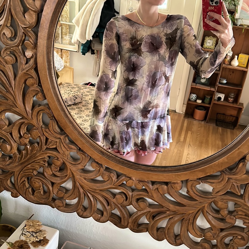 Billabong long sleeve mini dress